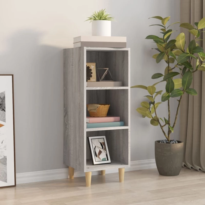 ΝΤΟΥΛΑΠΙ ΓΚΡΙ SONOMA 34,5X32,5X90ΕΚ. ΑΠΟ ΕΠΕΞΕΡΓΑΣΜΕΝΟ ΞΥΛΟ 817421