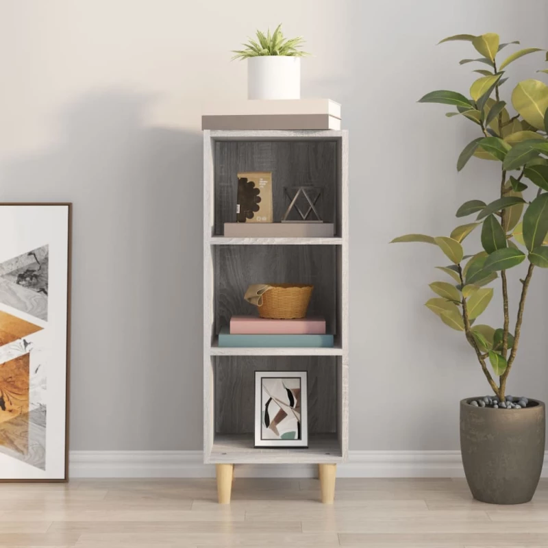 ΝΤΟΥΛΑΠΙ ΓΚΡΙ SONOMA 34,5X32,5X90ΕΚ. ΑΠΟ ΕΠΕΞΕΡΓΑΣΜΕΝΟ ΞΥΛΟ 817421