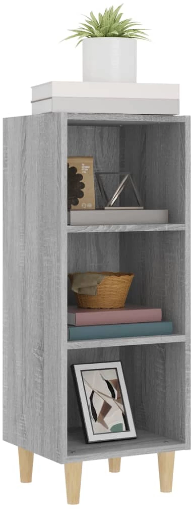 ΝΤΟΥΛΑΠΙ ΓΚΡΙ SONOMA 34,5X32,5X90ΕΚ. ΑΠΟ ΕΠΕΞΕΡΓΑΣΜΕΝΟ ΞΥΛΟ 817421