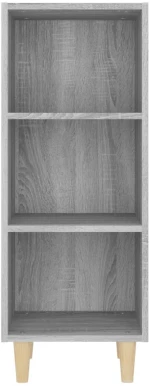 ΝΤΟΥΛΑΠΙ ΓΚΡΙ SONOMA 34,5X32,5X90ΕΚ. ΑΠΟ ΕΠΕΞΕΡΓΑΣΜΕΝΟ ΞΥΛΟ 817421