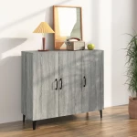 ΝΤΟΥΛΑΠΙ ΓΚΡΙ SONOMA 90 X 34 X 80 ΕΚ. ΑΠΟ ΕΠΕΞΕΡΓΑΣΜΕΝΟ ΞΥΛΟ 817463