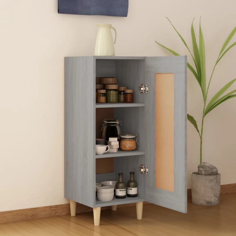 ΝΤΟΥΛΑΠΙ ΓΚΡΙ SONOMA 34,5X34X90 ΕΚ. ΑΠΟ ΕΠΕΞΕΡΓΑΣΜΕΝΟ ΞΥΛΟ 817433