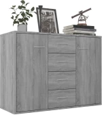 ΝΤΟΥΛΑΠΙ ΓΚΡΙ SONOMA 88X30X65 ΕΚ. ΑΠΟ ΕΠΕΞΕΡΓΑΣΜΕΝΟ ΞΥΛΟ 815370