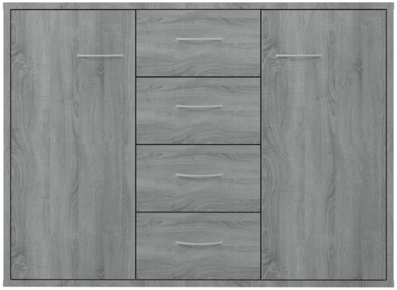 ΝΤΟΥΛΑΠΙ ΓΚΡΙ SONOMA 88X30X65 ΕΚ. ΑΠΟ ΕΠΕΞΕΡΓΑΣΜΕΝΟ ΞΥΛΟ 815370