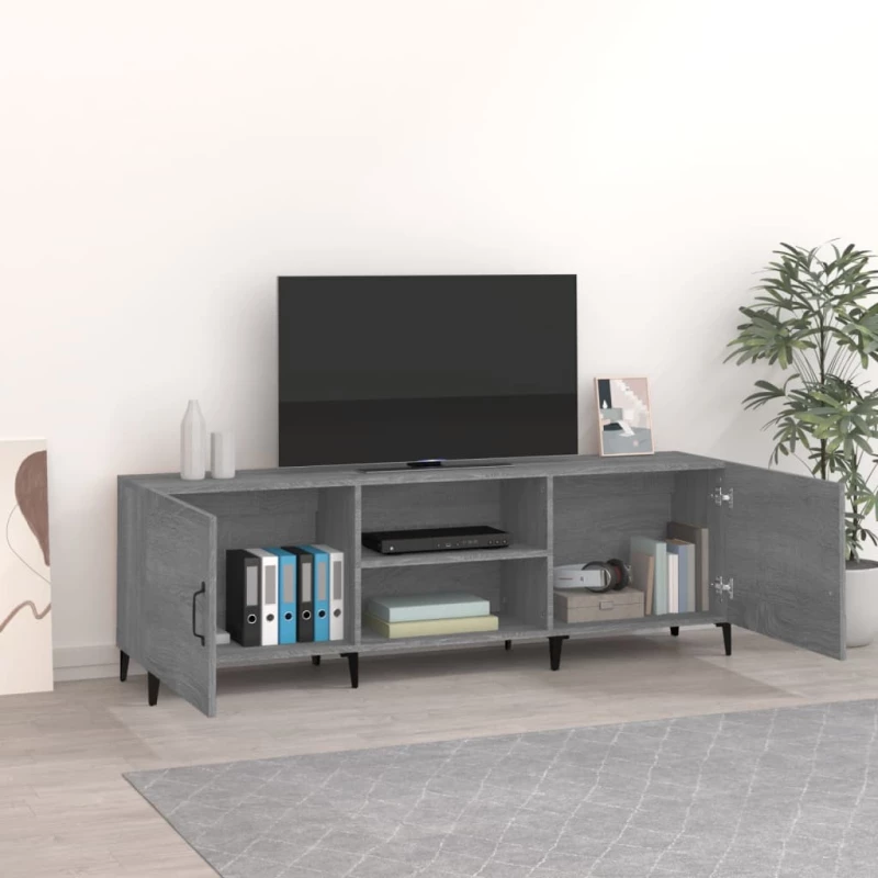 ΈΠΙΠΛΟ ΤΗΛΕΟΡΑΣΗΣ ΓΚΡΙ SONOMA 150X30X50 ΕΚ. ΑΠΟ ΕΠΕΞΕΡΓ. ΞΥΛΟ 817505