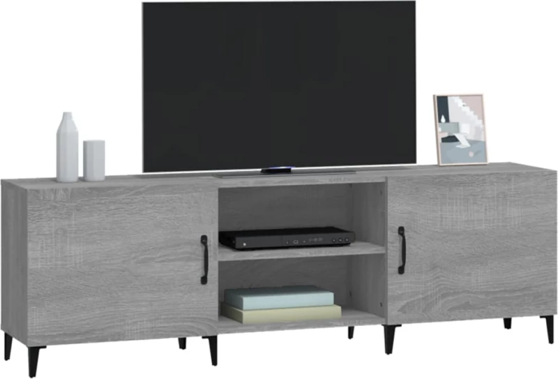 ΈΠΙΠΛΟ ΤΗΛΕΟΡΑΣΗΣ ΓΚΡΙ SONOMA 150X30X50 ΕΚ. ΑΠΟ ΕΠΕΞΕΡΓ. ΞΥΛΟ 817505