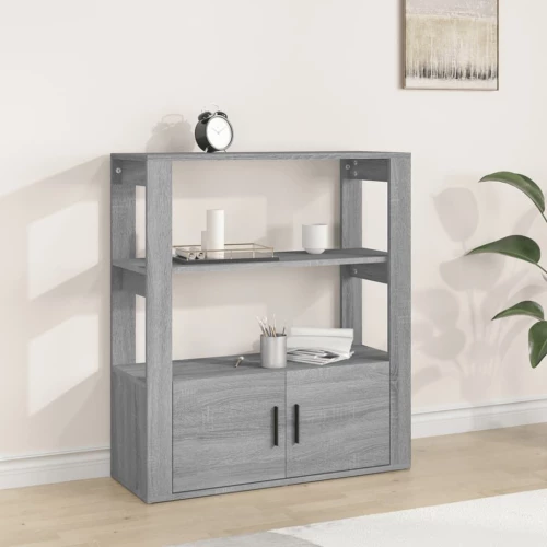 ΝΤΟΥΛΑΠΙ ΓΚΡΙ SONOMA 80X30X90 ΕΚ. ΑΠΟ ΕΠΕΞΕΡΓΑΣΜΕΝΟ ΞΥΛΟ 819466