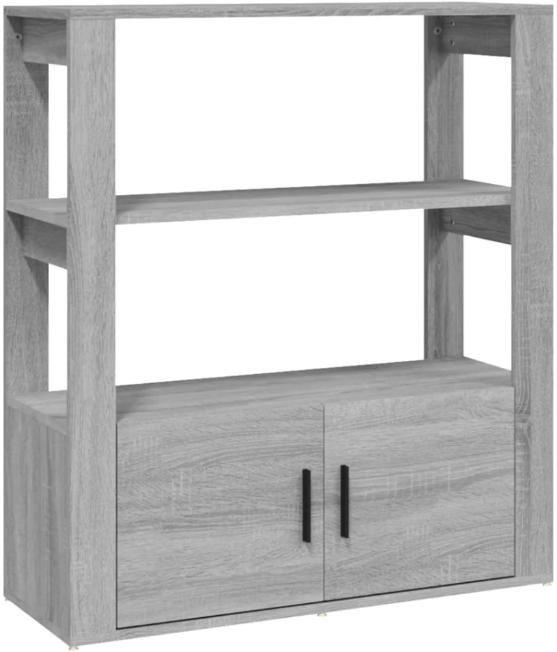 ΝΤΟΥΛΑΠΙ ΓΚΡΙ SONOMA 80X30X90 ΕΚ. ΑΠΟ ΕΠΕΞΕΡΓΑΣΜΕΝΟ ΞΥΛΟ 819466