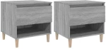 ΚΟΜΟΔΙΝΑ 2 ΤΕΜ ΓΚΡΙ SONOMA 50X46X50 ΕΚ. ΑΠΟ ΕΠΕΞΕΡΓΑΣΜΕΝΟ ΞΥΛΟ 819545