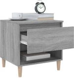 ΚΟΜΟΔΙΝΑ 2 ΤΕΜ ΓΚΡΙ SONOMA 50X46X50 ΕΚ. ΑΠΟ ΕΠΕΞΕΡΓΑΣΜΕΝΟ ΞΥΛΟ 819545