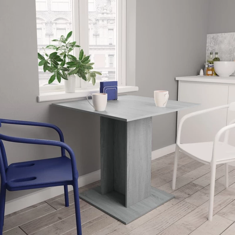 ΤΡΑΠΕΖΑΡΙΑ ΓΚΡΙ SONOMA 80X80X75 ΕΚ. ΑΠΟ ΕΠΕΞΕΡΓΑΣΜΕΝΟ ΞΥΛΟ 825823