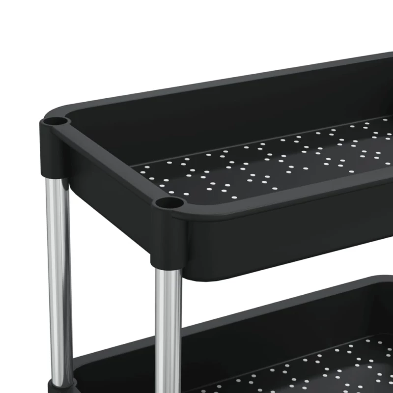 ΤΡΟΛΕΪ ΚΟΥΖΙΝΑΣ 5 ΕΠΙΠΕΔΩΝ ΜΑΥΡΟ 42 X 29 X 128 ΕΚ. ΣΙΔΕΡΟ/ABS 336331