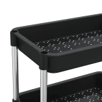 ΤΡΟΛΕΪ ΚΟΥΖΙΝΑΣ 5 ΕΠΙΠΕΔΩΝ ΜΑΥΡΟ 42 X 29 X 128 ΕΚ. ΣΙΔΕΡΟ/ABS 336331
