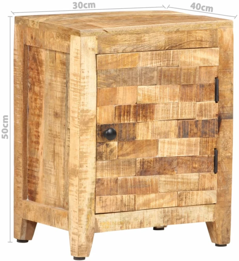 ΚΟΜΟΔΙΝΟ 30 X 40 X 50 ΕΚ. ΑΠΟ ΜΑΣΙΦ ΞΥΛΟ ΜΑΝΓΚΟ 320802