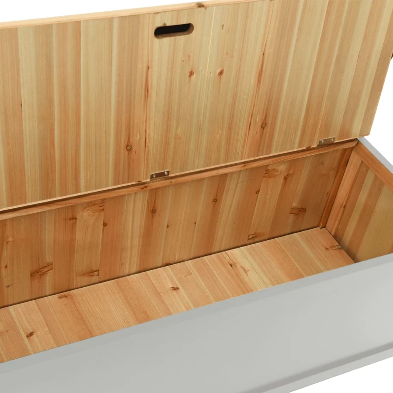 ΠΑΓΚΟΣ ΓΚΡΙ 107 X 45 X 75,5 ΕΚ. ΑΠΟ ΜΑΣΙΦ ΞΥΛΟ ΕΛΑΤΗΣ 351775