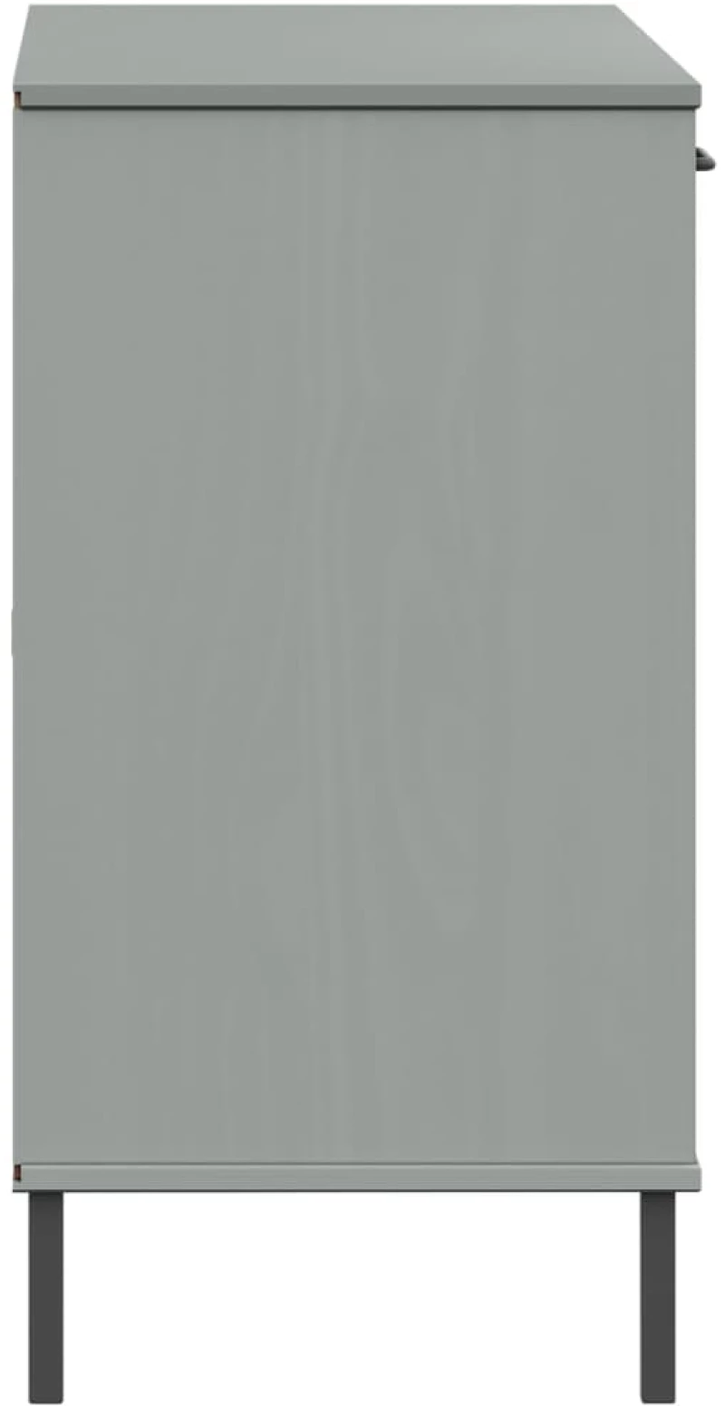 ΝΤΟΥΛΑΠΙ OSLO ΓΚΡΙ 113X40X77 ΕΚ. ΜΑΣΙΦ ΞΥΛΟ ΜΕ ΜΕΤ. ΠΟΔΙΑ 351019