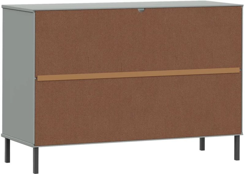 ΝΤΟΥΛΑΠΙ OSLO ΓΚΡΙ 113X40X77 ΕΚ. ΜΑΣΙΦ ΞΥΛΟ ΜΕ ΜΕΤ. ΠΟΔΙΑ 351019