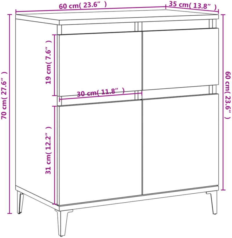 ΝΤΟΥΛΑΠΙ ΚΑΠΝΙΣΤΗ ΔΡΥΣ 60X35X70 ΕΚ. ΑΠΟ ΕΠΕΞΕΡΓΑΣΜΕΝΟ ΞΥΛΟ 819689