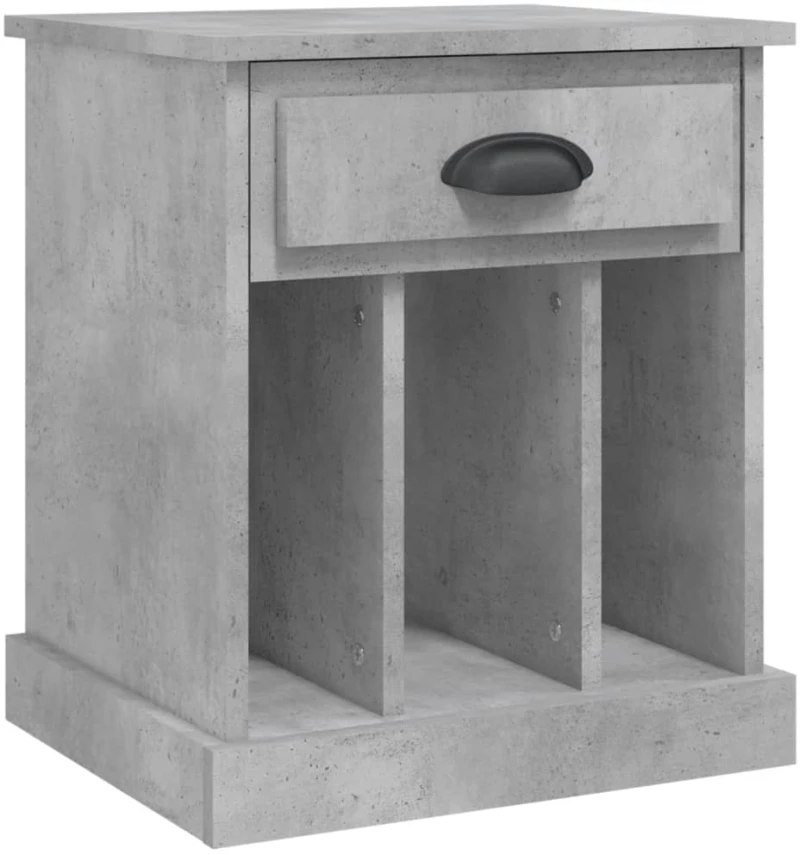 ΚΟΜΟΔΙΝΑ 2 ΤΕΜ. ΓΚΡΙ ΣΚΥΡΟΔΕΜΑΤΟΣ 43X36X50 ΕΚ. 816353