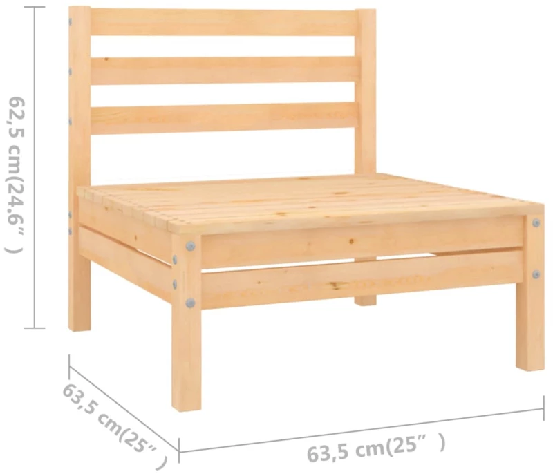 ΣΑΛΟΝΙ ΚΗΠΟΥ ΣΕΤ 9 ΤΕΜΑΧΙΩΝ ΑΠΟ ΜΑΣΙΦ ΞΥΛΟ ΠΕΥΚΟΥ 3083024