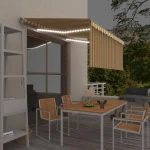 ΤΕΝΤΑ ΣΥΡΟΜΕΝΗ ΧΕΙΡΟΚΙΝΗΤΗ ΣΚΙΑΣΤΡΟ&LED ΚΙΤΡΙΝΟ/ΛΕΥΚΟ 3 X 2,5 Μ 3069383