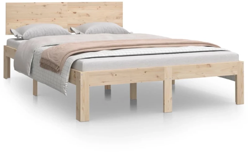 ΠΛΑΙΣΙΟ ΚΡΕΒΑΤΙΟΥ 120 X 190 ΕΚ. ΑΠΟ ΜΑΣΙΦ ΞΥΛΟ 4FT SMALL DOUBLE 810465