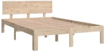 ΠΛΑΙΣΙΟ ΚΡΕΒΑΤΙΟΥ 120 X 190 ΕΚ. ΑΠΟ ΜΑΣΙΦ ΞΥΛΟ 4FT SMALL DOUBLE 810465