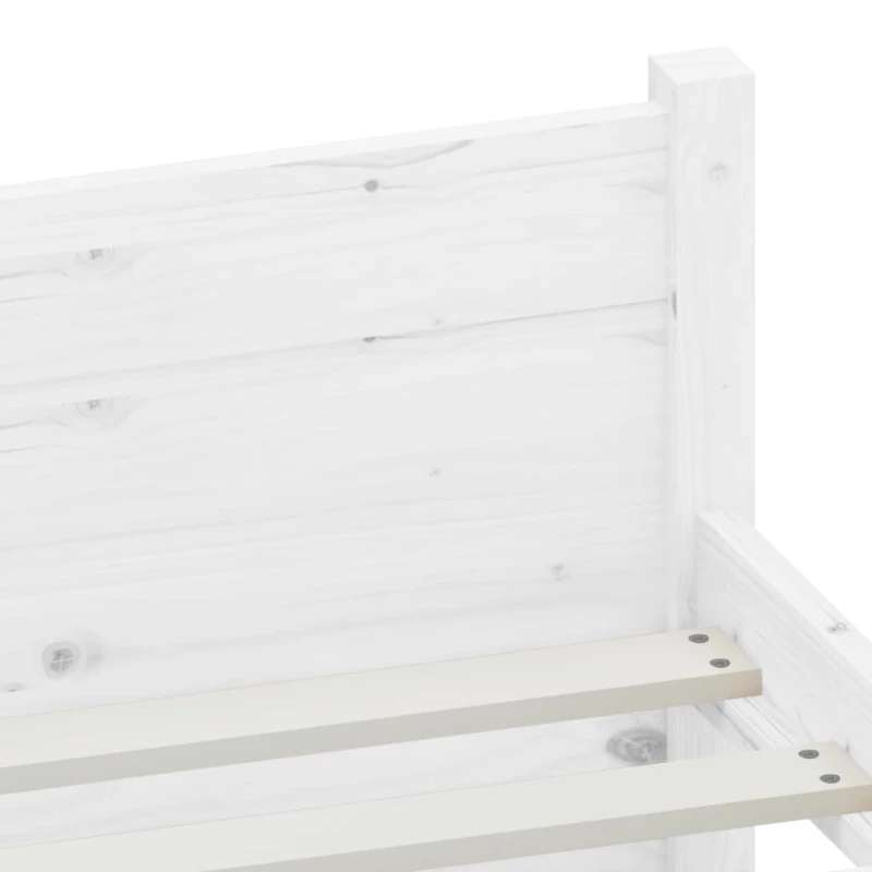 ΠΛΑΙΣΙΟ ΚΡΕΒΑΤΙΟΥ ΛΕΥΚΟ 150 X 200 ΕΚ. ΜΑΣΙΦ ΞΥΛΟ 5FT KING SIZE 815050
