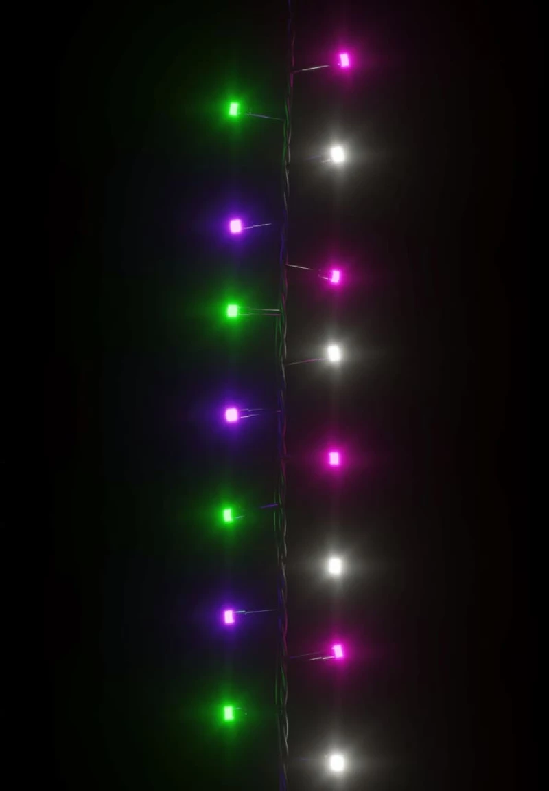 ΦΩΤΑΚΙΑ COMPACT ΜΕ 1000 LED ΠΑΣΤΕΛ ΠΟΛΥΧΡΩΜΑ 10 Μ. ΑΠΟ PVC 343263