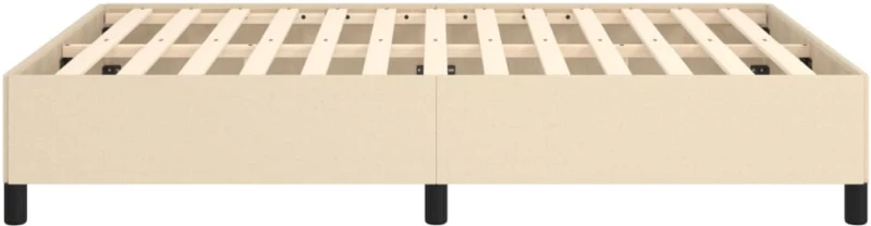 ΠΛΑΙΣΙΟ ΚΡΕΒΑΤΙΟΥ ΚΡΕΜ 140X200 ΕΚ. ΥΦΑΣΜΑΤΙΝΟ 347071