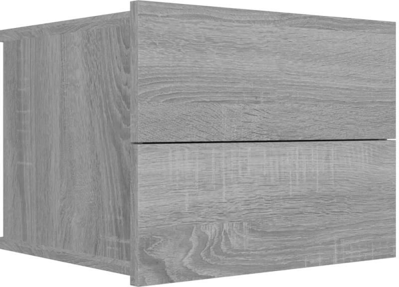 ΚΟΜΟΔΙΝΑ 2 ΤΕΜ. ΓΚΡΙ SONOMA 40X30X30 ΕΚ. ΑΠΟ ΕΠΕΞΕΡΓΑΣΜΕΝΟ ΞΥΛΟ 815414