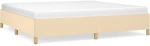 ΠΛΑΙΣΙΟ ΚΡΕΒΑΤΙΟΥ ΚΡΕΜ 200X200 ΕΚ. ΥΦΑΣΜΑΤΙΝΟ 347194