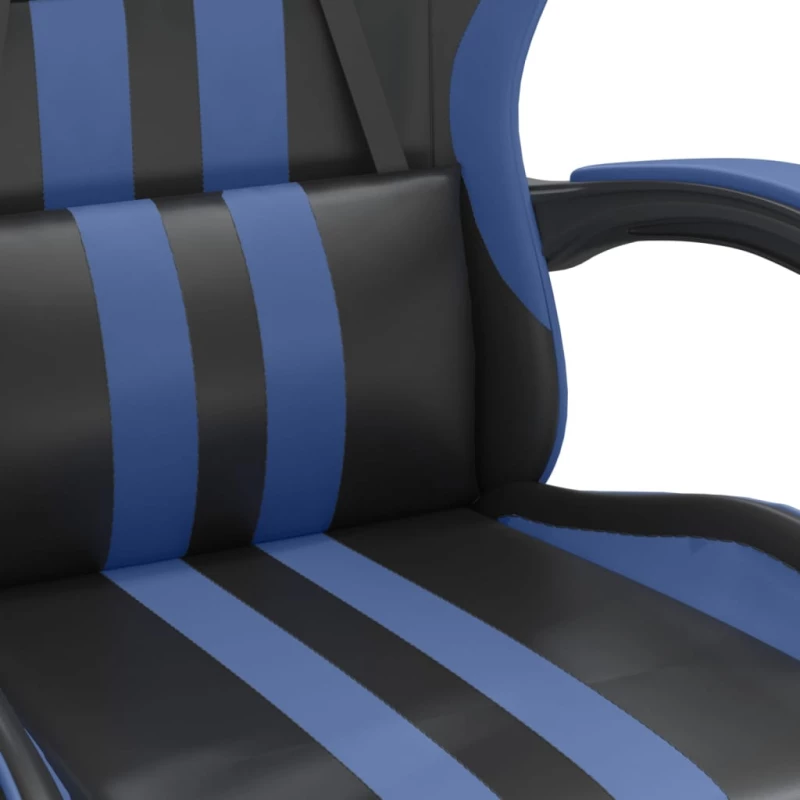 ΚΑΡΕΚΛΑ GAMING ΜΑΣΑΖ ΥΠΟΠΟΔΙΟ ΜΑΥΡΟ/ΜΠΛΕ ΑΠΟ ΣΥΝΘΕΤΙΚΟ ΔΕΡΜΑ 3143830
