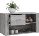 ΠΑΠΟΥΤΣΟΘΗΚΗ ΓΚΡΙ SONOMA 80X35X45 ΕΚ. ΑΠΟ ΕΠΕΞΕΡΓΑΣΜΕΝΟ ΞΥΛΟ 816758