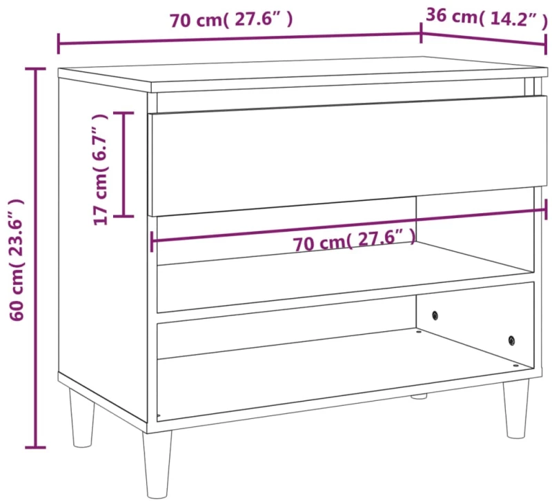 ΠΑΠΟΥΤΣΟΘΗΚΗ ΓΚΡΙ ΣΚΥΡΟΔΕΜΑΤΟΣ 70X36X60 ΕΚ. ΕΠΕΞΕΡΓΑΣΜΕΝΟ ΞΥΛΟ 819760