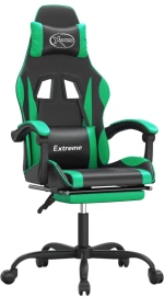 ΚΑΡΕΚΛΑ GAMING ΠΕΡΙΣΤΡ. ΥΠΟΠΟΔΙΟ ΜΑΥΡΟ/ΠΡΑΣΙΝΟ ΣΥΝΘΕΤΙΚΟ ΔΕΡΜΑ 349582