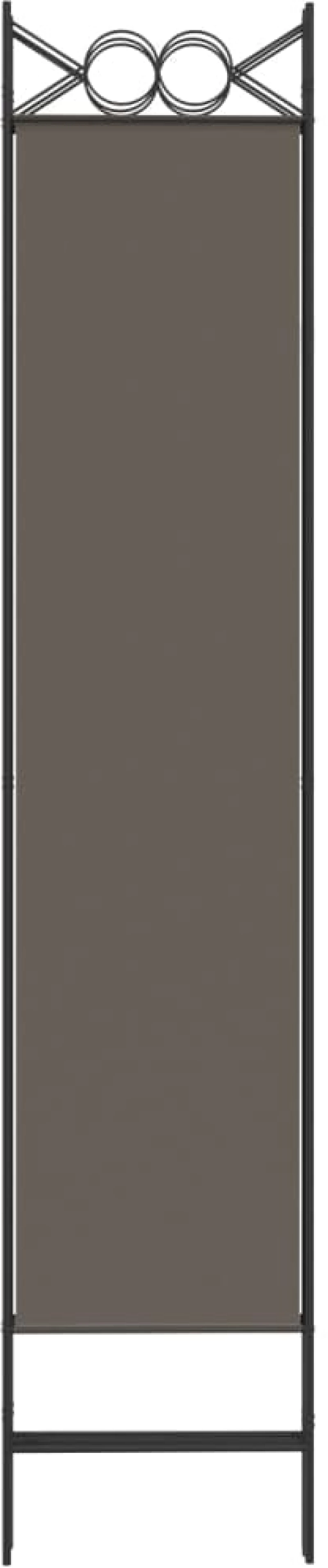 ΔΙΑΧΩΡΙΣΤΙΚΟ ΔΩΜΑΤΙΟΥ ΜΕ 4 ΠΑΝΕΛ ΑΝΘΡΑΚΙ 160X220 ΕΚ. ΑΠΟ ΎΦΑΣΜΑ 350168