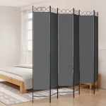 ΔΙΑΧΩΡΙΣΤΙΚΟ ΔΩΜΑΤΙΟΥ ΜΕ 6 ΠΑΝΕΛ ΑΝΘΡΑΚΙ 240X220 ΕΚ. ΑΠΟ ΎΦΑΣΜΑ 350176
