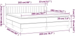 ΚΡΕΒΑΤΙ BOXSPRING ΜΕ ΣΤΡΩΜΑ ΑΝΟΙΧΤΟ ΓΚΡΙ 200X200 ΕΚ. ΥΦΑΣΜΑΤΙΝΟ 3126989
