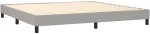 ΚΡΕΒΑΤΙ BOXSPRING ΜΕ ΣΤΡΩΜΑ ΑΝΟΙΧΤΟ ΓΚΡΙ 200X200 ΕΚ. ΥΦΑΣΜΑΤΙΝΟ 3130057