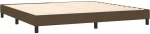 ΚΡΕΒΑΤΙ BOXSPRING ΜΕ ΣΤΡΩΜΑ & LED ΣΚ.ΚΑΦΕ 200X200 ΕΚ ΥΦΑΣΜΑΤΙΝΟ 3133344