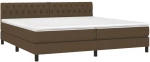 ΚΡΕΒΑΤΙ BOXSPRING ΜΕ ΣΤΡΩΜΑ & LED ΣΚ.ΚΑΦΕ 200X200 ΕΚ ΥΦΑΣΜΑΤΙΝΟ 3133424
