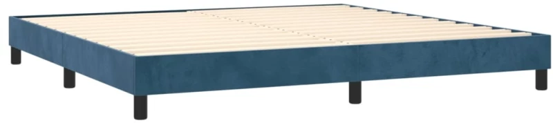ΚΡΕΒΑΤΙ BOXSPRING ΜΕ ΣΤΡΩΜΑ & LED ΣΚ. ΜΠΛΕ 200X200ΕΚ. ΒΕΛΟΥΔΙΝΟ 3134487