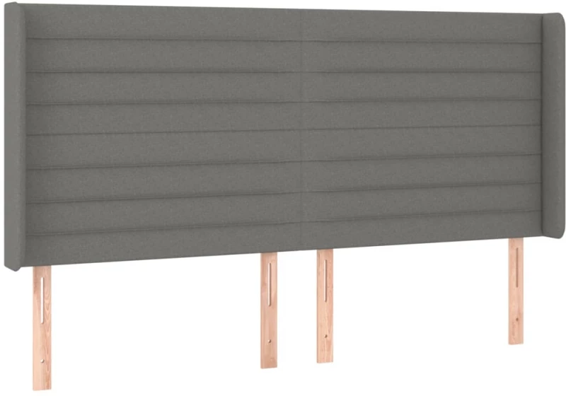ΚΡΕΒΑΤΙ BOXSPRING ΜΕ ΣΤΡΩΜΑ & LED ΣΚ.ΓΚΡΙ 200X200ΕΚ. ΥΦΑΣΜΑΤΙΝΟ 3138422