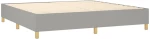 ΚΡΕΒΑΤΙ BOXSPRING ΜΕ ΣΤΡΩΜΑ & LED ΑΝ.ΓΚΡΙ 200X200ΕΚ. ΥΦΑΣΜΑΤΙΝΟ 3138821