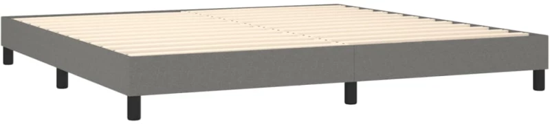 ΚΡΕΒΑΤΙ BOXSPRING ΜΕ ΣΤΡΩΜΑ ΣΚΟΥΡΟ ΓΚΡΙ 200X200 ΕΚ. ΥΦΑΣΜΑΤΙΝΟ 3139922