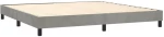 ΚΡΕΒΑΤΙ BOXSPRING ΜΕ ΣΤΡΩΜΑ ΑΝΟΙΧΤΟ ΓΚΡΙ 200X200 ΕΚ. ΒΕΛΟΥΔΙΝΟ 3141383