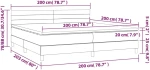 ΚΡΕΒΑΤΙ BOXSPRING ΜΕ ΣΤΡΩΜΑ ΑΝΟΙΧΤΟ ΓΚΡΙ 200X200 ΕΚ. ΒΕΛΟΥΔΙΝΟ 3141383