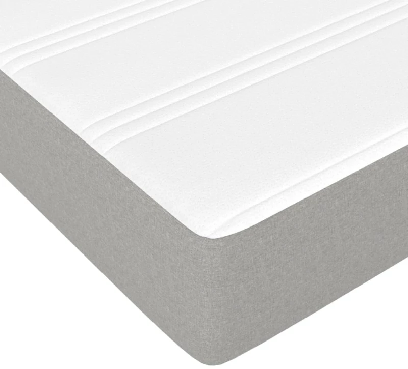 ΚΡΕΒΑΤΙ BOXSPRING ΜΕ ΣΤΡΩΜΑ ΑΝΟΙΧΤΟ ΓΚΡΙ 200X200 ΕΚ. ΥΦΑΣΜΑΤΙΝΟ 3144101