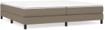 ΚΡΕΒΑΤΙ BOXSPRING ΜΕ ΣΤΡΩΜΑ TAUPE 200X200 ΕΚ. ΥΦΑΣΜΑΤΙΝΟ 3144105